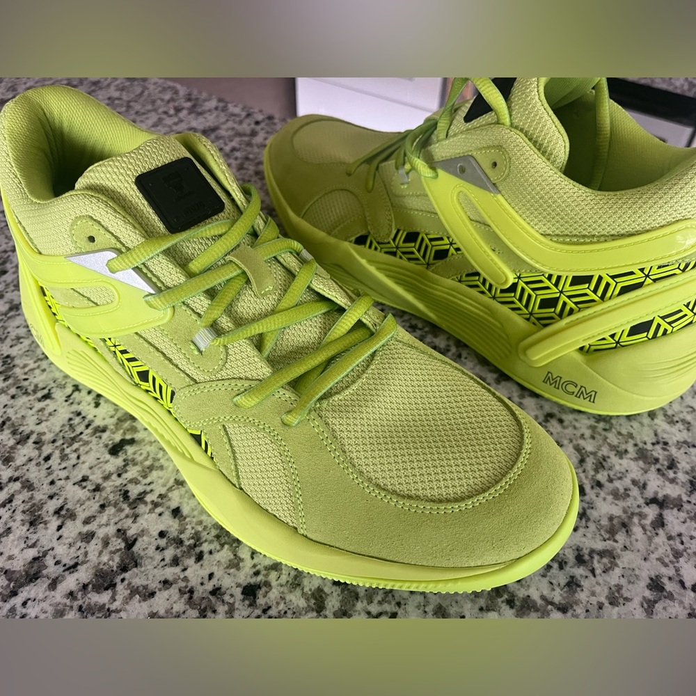 MCM x TRC Blaze Court 'Acid Lime